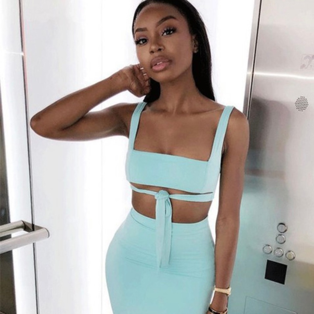 Bombshell Beauty 2pc Skirt Set
